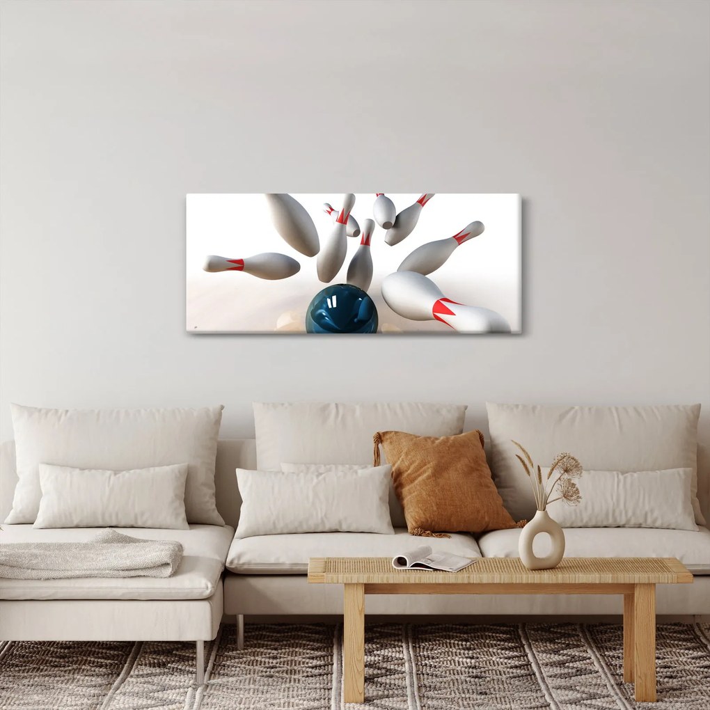 Kép - bowling (120x50 cm)
