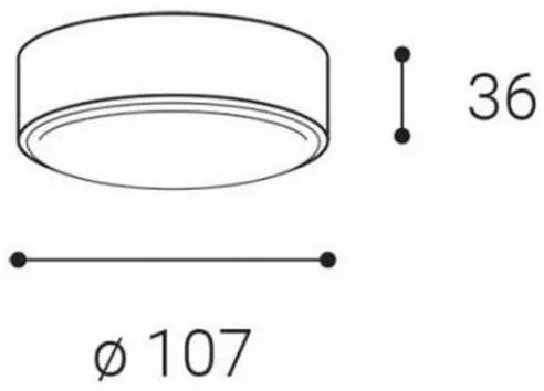 LED2 - LED Mennyezeti lámpa ROLO LED/6W/230V IP65 antracit