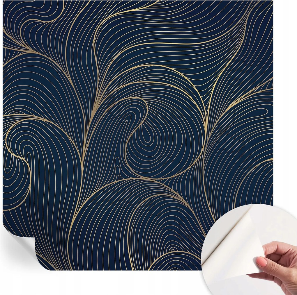 Dekoratív öntapadós fotótapéta Hálószobába Hullámos motívum 250x250 cm