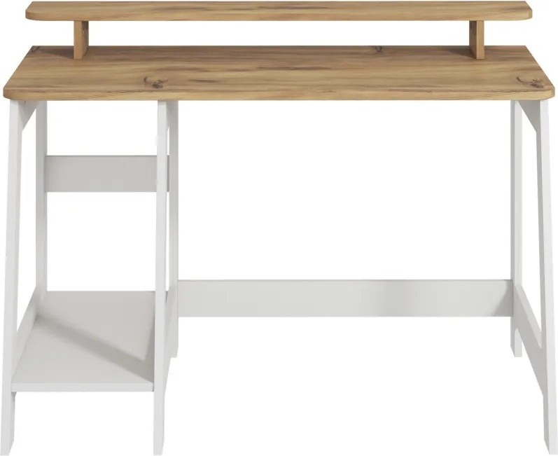 Country íróasztal, fehér-tölgy, 120 cm