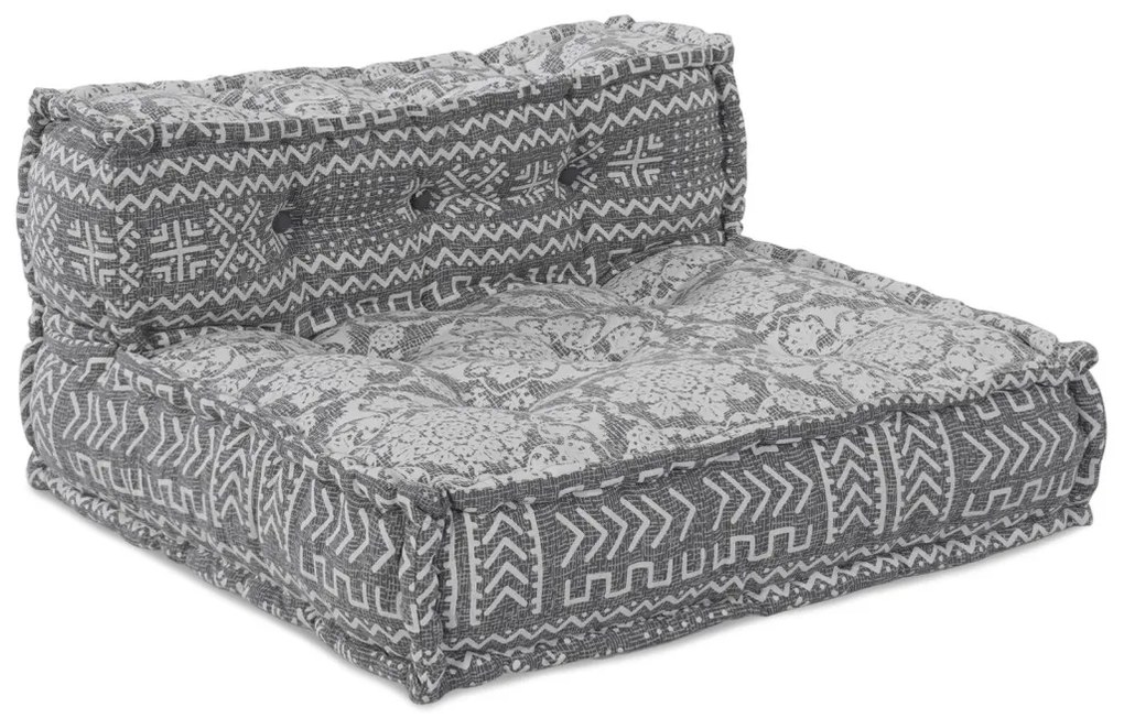 Modularis Pouf Szürke 70x70x54 Textil