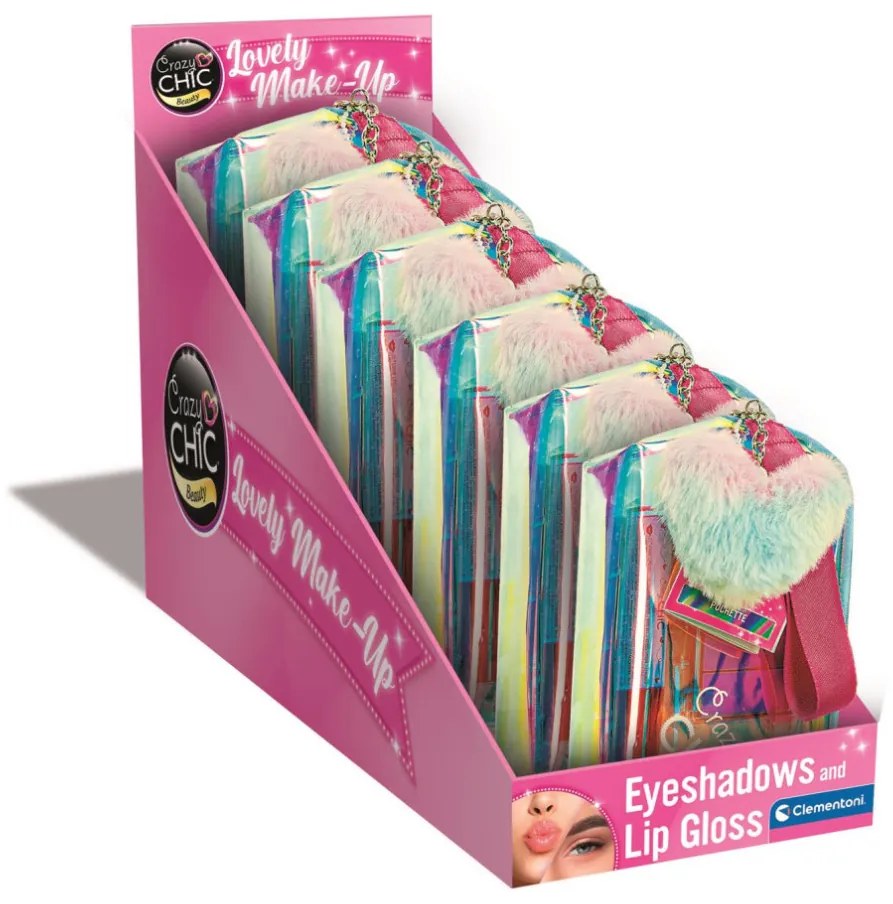 Crazy Chic Holographic sminkszett neszeszerben Clementoni