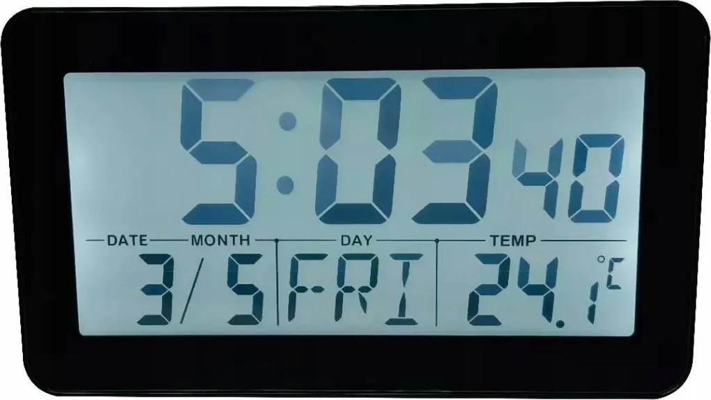 Óra Kvarc ébresztőóra Perfect Jb 8203 Háttérvilágítás Riasztás naptár