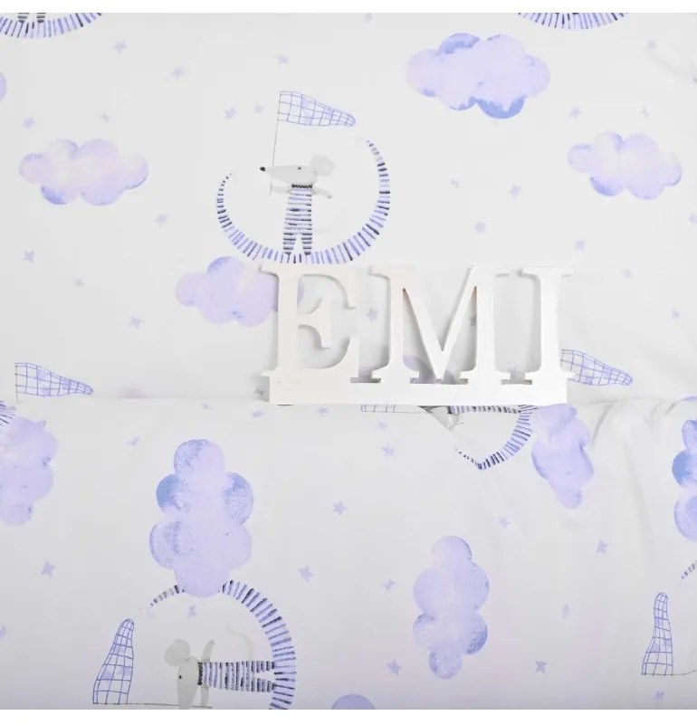 EMI Egérke gyermek ágyneműhuzat, A standard egyszemélyes ágy szett tartalma: 1x 140x200 + 1x 70x90