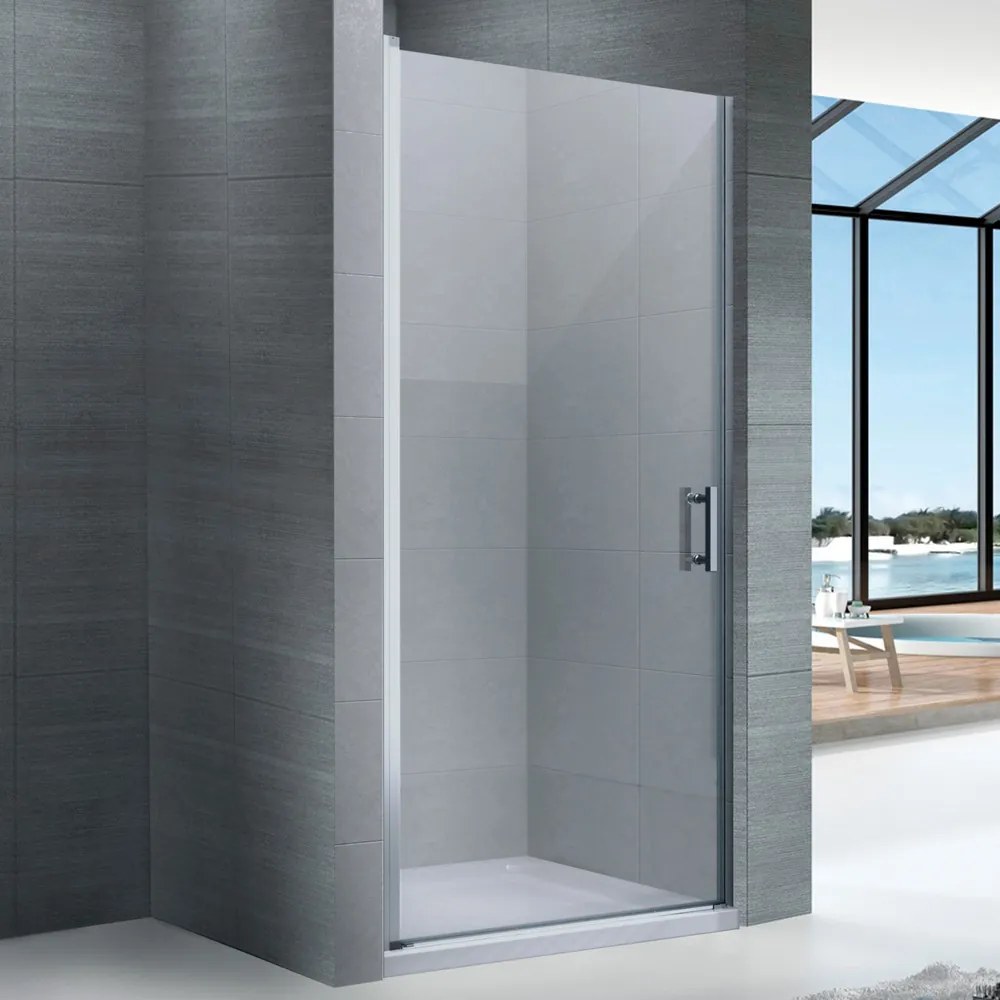 Madeira || 80 nyíló zuhanyajtó, 190cm, 6mm, NANO