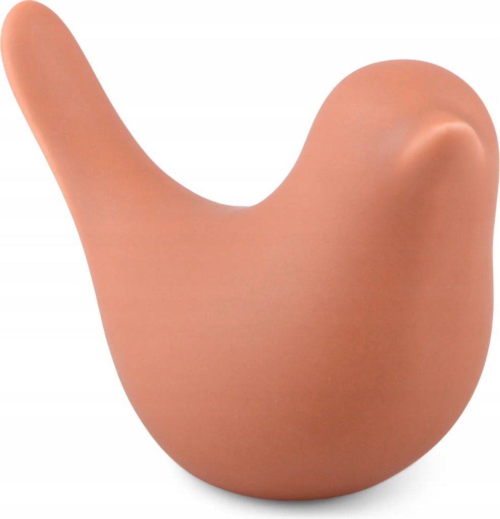 Madár Figura piros kerámia 6cm magas