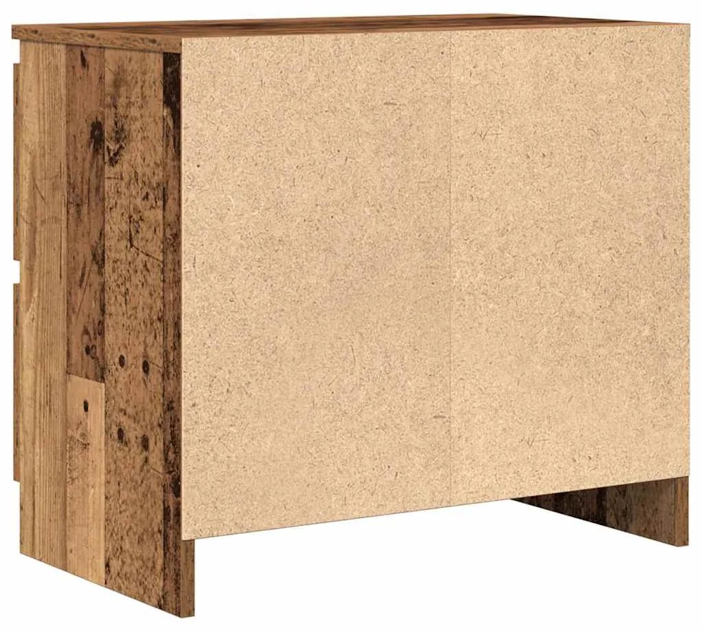antik hatású szerelt fa TV-szekrény 60x35x54 cm