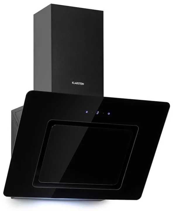 Klarstein Sofia 60, páraelszívó, 300 m³/ó, érintőképernyő, üvegezett elülső rész, fekete