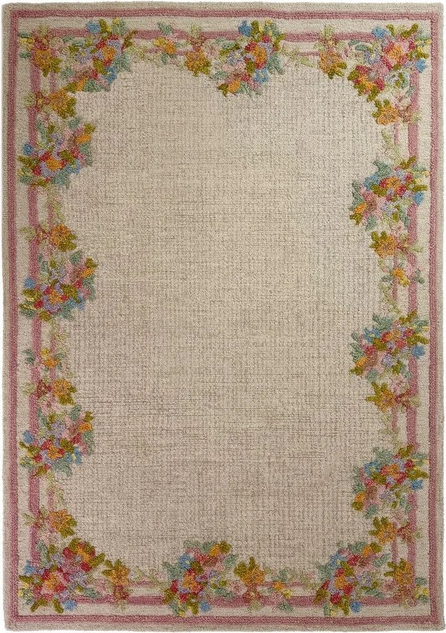 Kézi szövésű gyapjú szőnyeg 140x200 cm Elise Floral – Flair Rugs