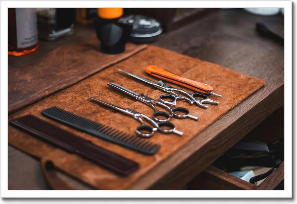 Poszterek keretben 60x40 Barber kiegészítők