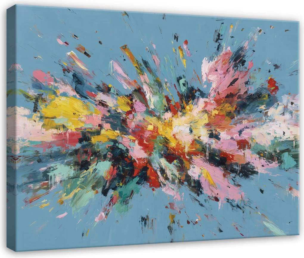 Vászonkép Absztrakt Festék Művészet Akvarell Hálószoba Nappali Vászon 40x30