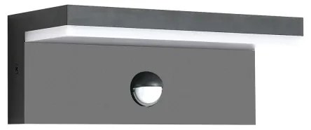 Brilagi-LED TESSI kültéri fali lámpa érzékelővel LED/10W/230V antracit IP54