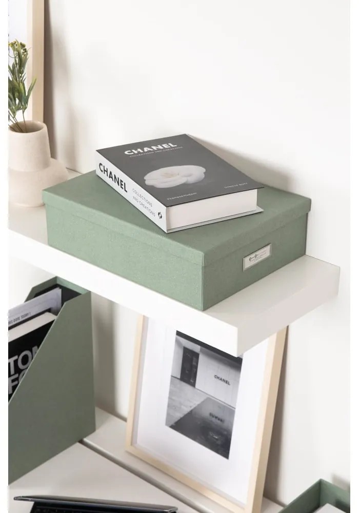 Zöld karton rendszerező szett 5 db-os dokumentumokhoz Holger Canvas Paper Laminate – Bigso