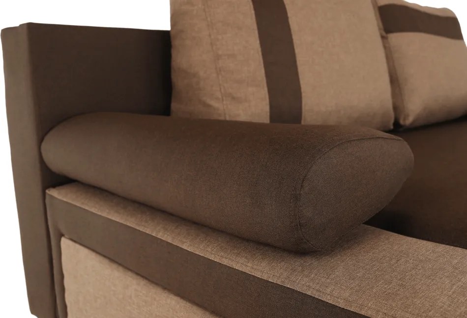 Kanapé, csokoládé/világos barna, BOLIVIA