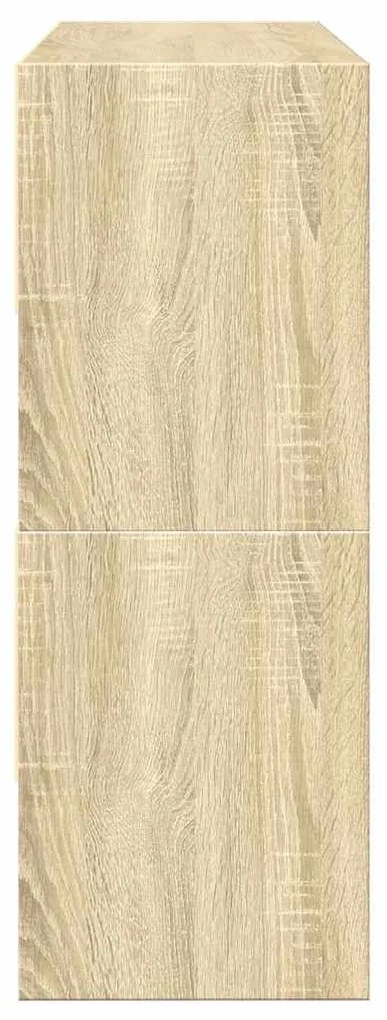 cipőtartók 2 db egymásba rakható Sonoma tölgy 89,5x30x40 cm