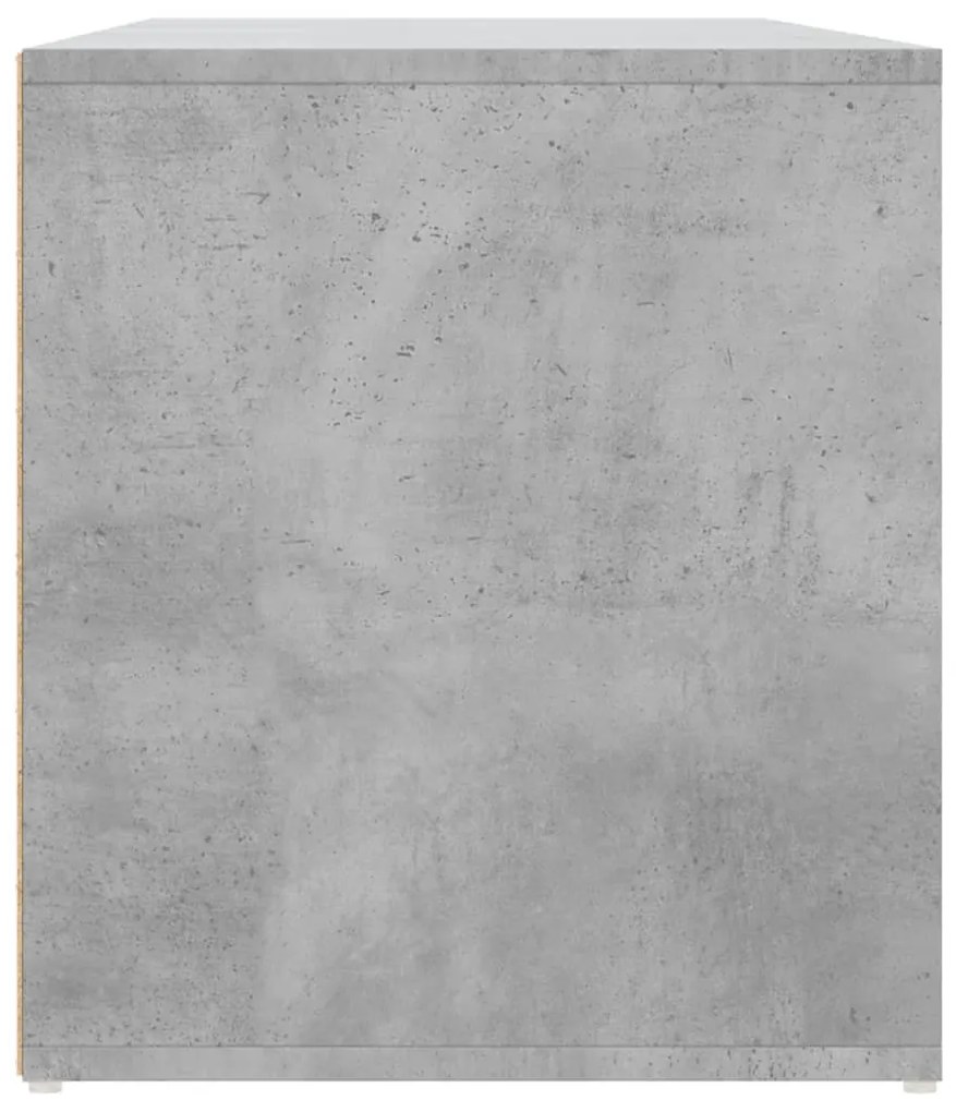 betonszürke szerelt fa sarokszekrény 160 x 40 x 45 cm