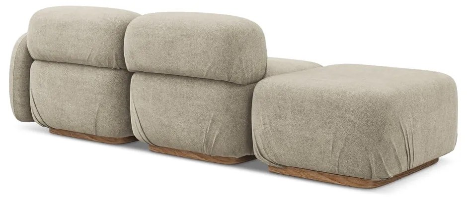 Bézs buklé moduláris heverő (bal oldali) Ailani – Makamii