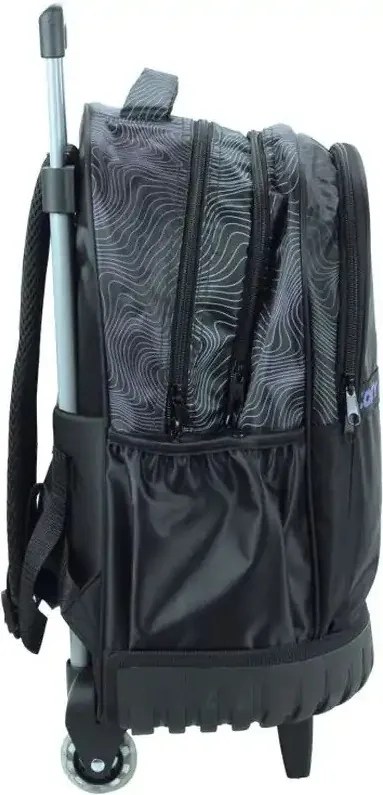 K-pop Démonvadászok Black prémium gurulós iskolatáska, táska 46 cm