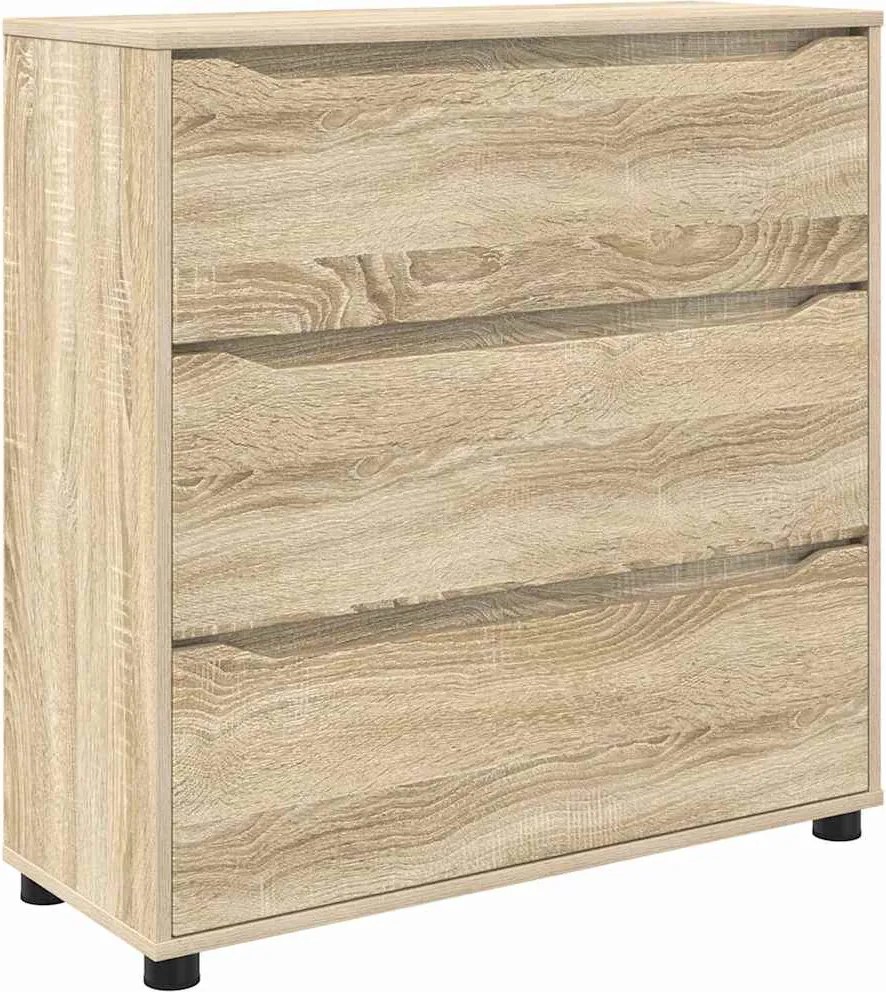 vidaXL Tárolószekrény Sonoma tölgy 80 x 31 x 81 cm Faanyag