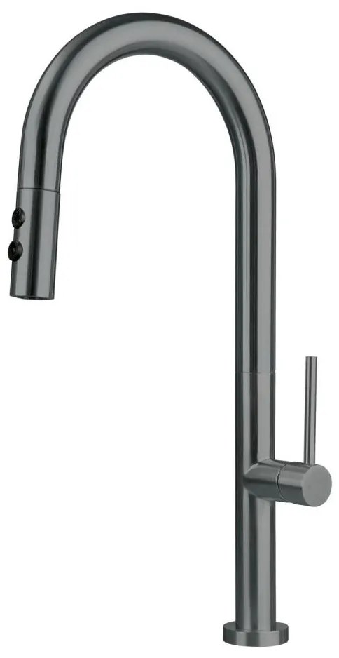 Deante BQO_D72M - Mosogatócsap kihúzható permetezővel OLFATO titánium