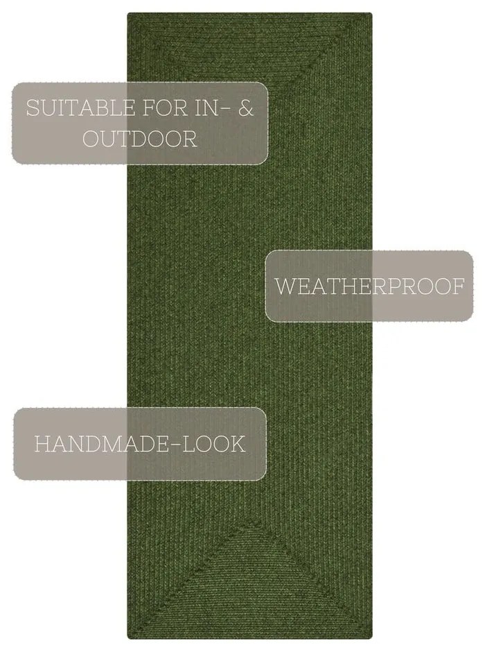 Zöld kültéri futószőnyeg 200x80 cm - NORTHRUGS