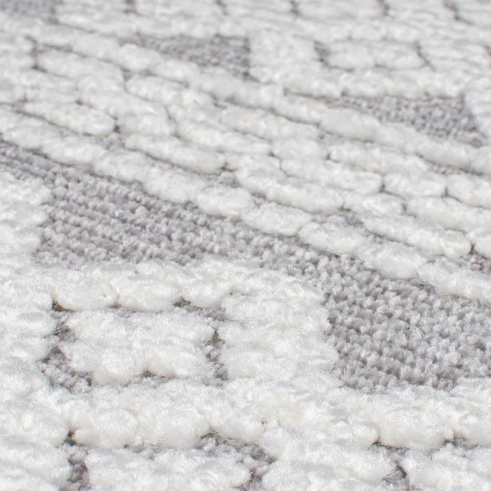 Szürke mosható zsenília szőnyeg 80x160 cm Jhansi – Flair Rugs
