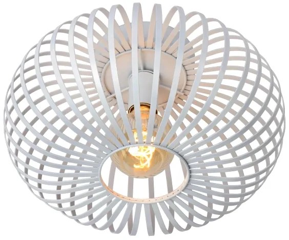 Lucide 78174/40/31 - Mennyezeti lámpa MANUELA 1xE27/60W/230V átm. 39,5 cm fehér