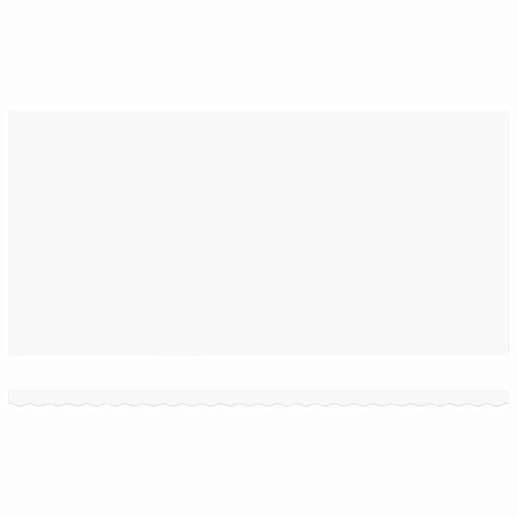 Behúzható napellenző Fehér 600 × 300 cm szövet