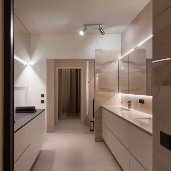 Brilagi - Fürdőszobai spotlámpa SELE 2xGU10/30W/230V IP44 fényezett króm