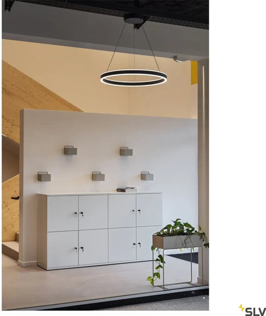 SLV 1004763 ONE Modern Led Függesztett Lámpa Fekete LED IP20