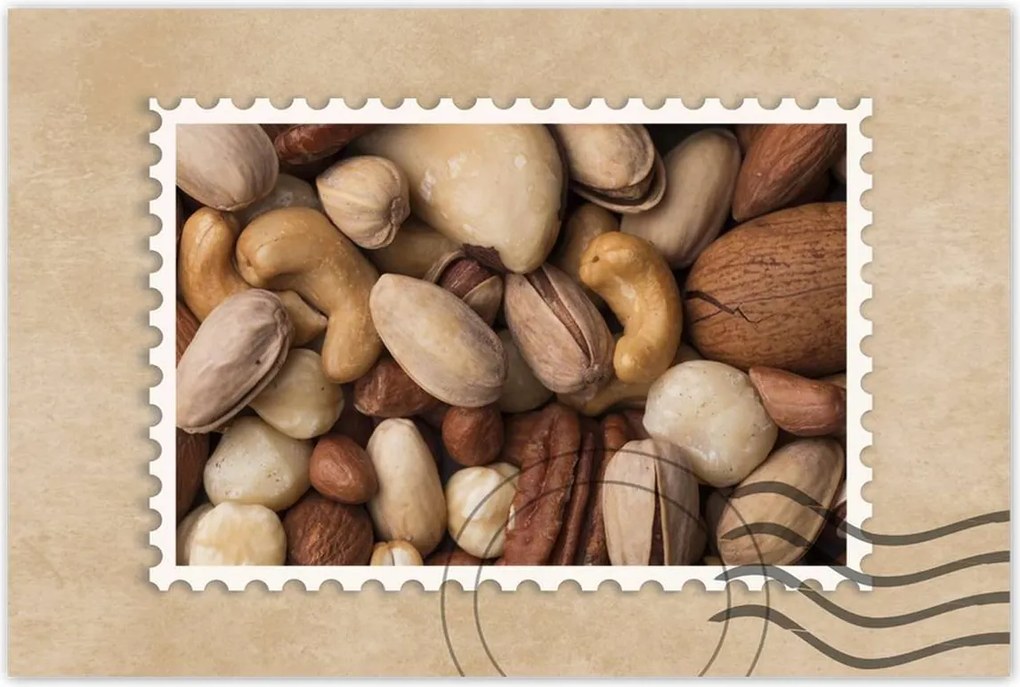 Poszterek 90x60 Keverék dió mix