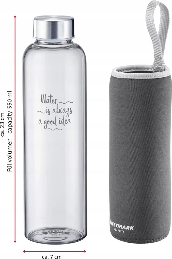 Ivópalack "Viva" 0,55 l, antracit