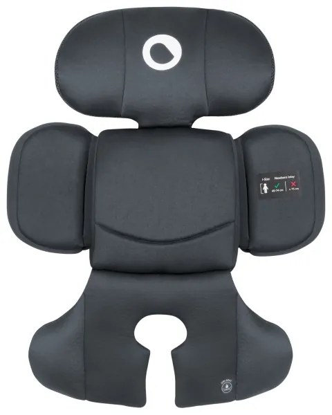 Lionelo - Forgatható autósülés alappal BASTIAAN i-Size 40-150 cm Grey Stone