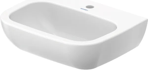 Duravit 23115500002 - D-CODE falra szerelhető mosdó 55x43 cm kerámia/fényes fehér