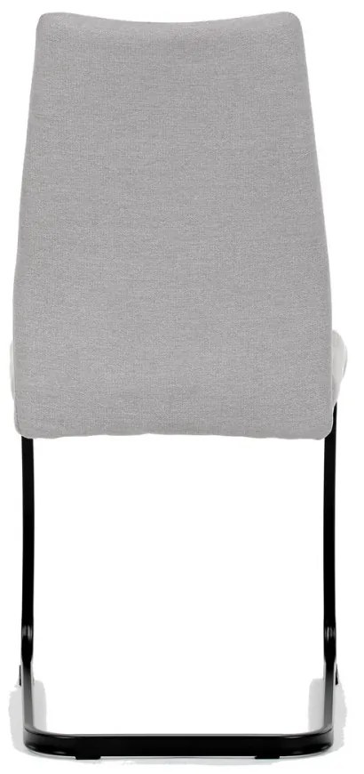 Scaun Sled-Base Dining gri deschis. DCL-438