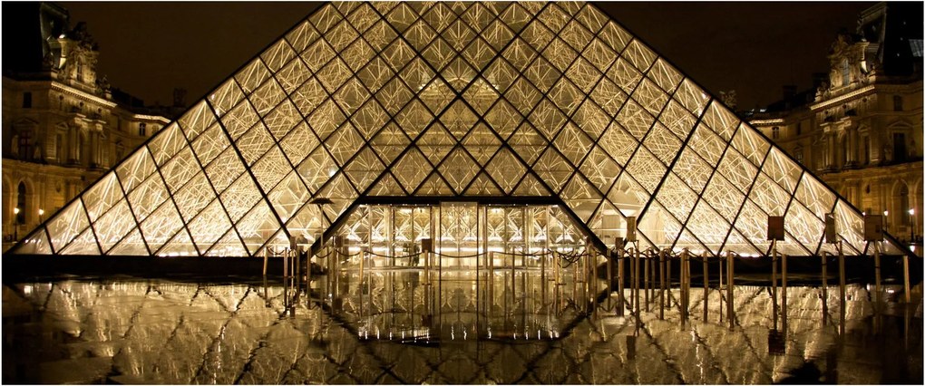 Louvre képe (120x50 cm)