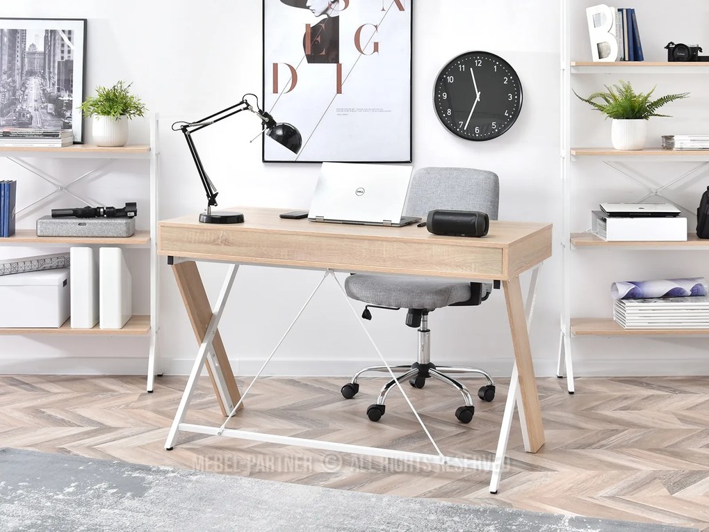 PC asztal Hilly (tölgy). Akció -17%. 1109763