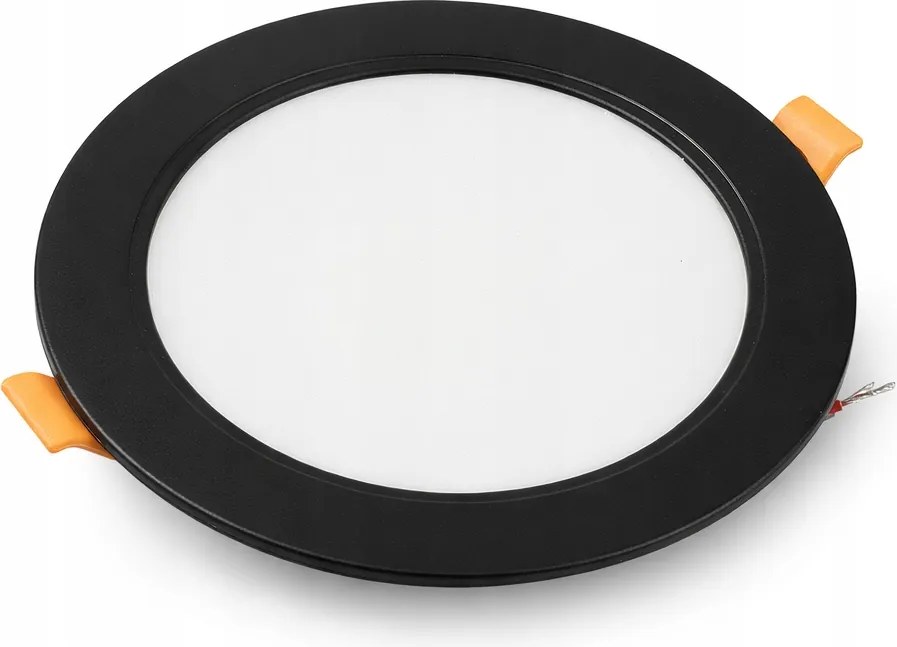 Mennyezeti Led panel fekete 12W IP54 14,5cm Cct fürdőszobai lámpatest három színben