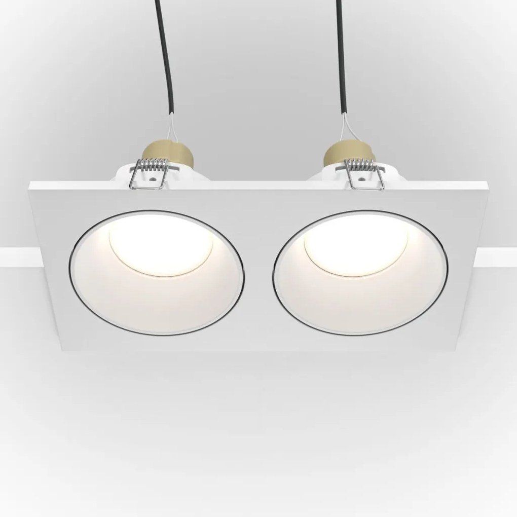 Maytoni ZOOM DL033-2-02W Beépíthető spotlámpa 2x50W/GU10 IP65