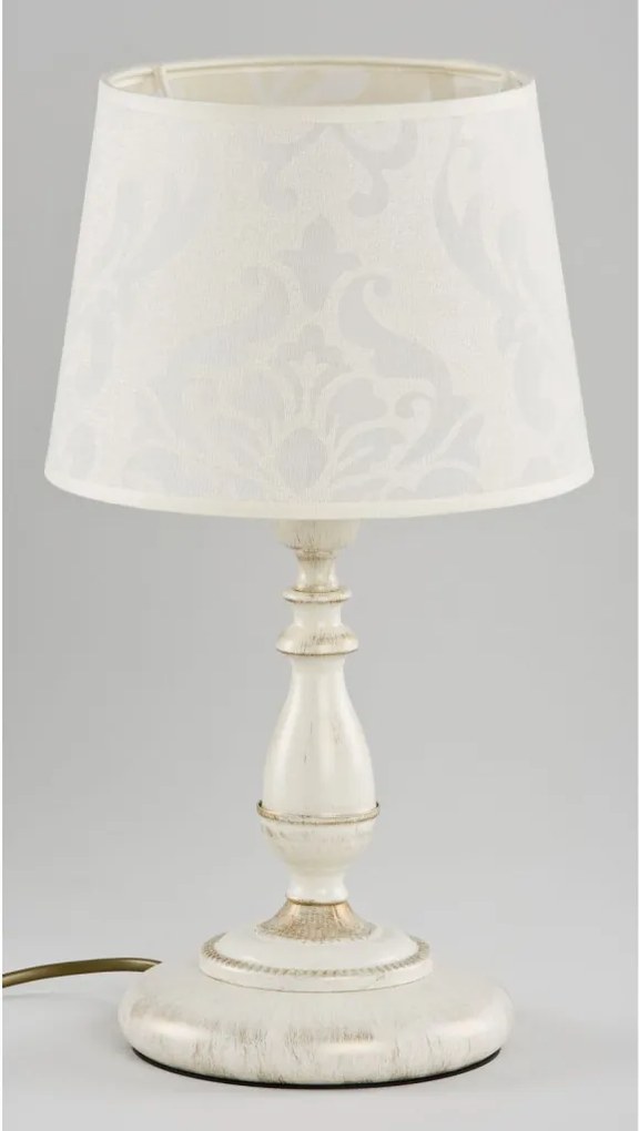 Alfa ROKSANA WHITE 18538 Asztali lámpa 1x60W/E27