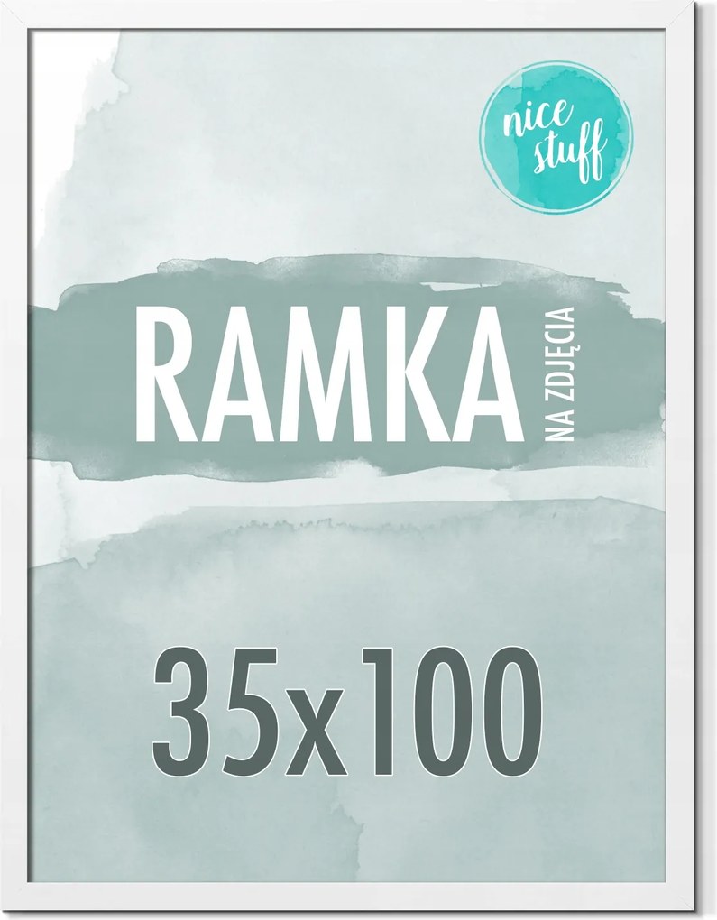 Képkeret 35x100 Képkeret Poszter Képkeret Fehér 100x35