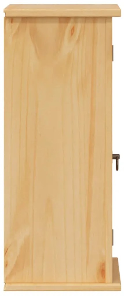 Corona tömör fenyőfa fali fürdőszobaszekrény 45 x 27 x 64,5 cm