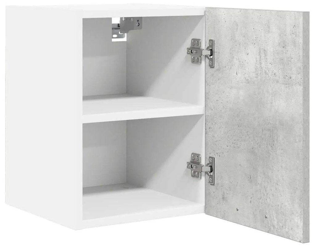 Függő szekrény Riga 2 pcs Beton szürke és fehér 30 x 31 x 40 cm