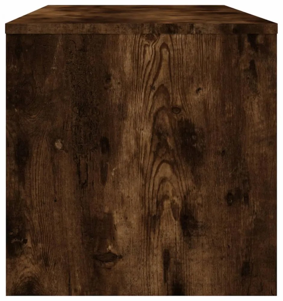 füstös tölgy színű szerelt fa TV-szekrény 100 x 40 x 40 cm