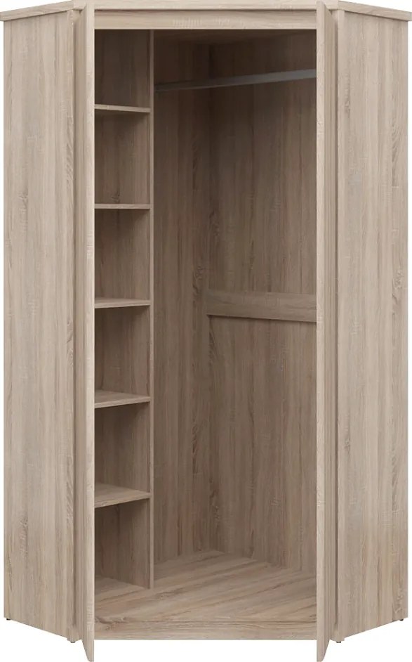 Sarokszekrény 2D, sonoma tölgy, NORTY TYP 27