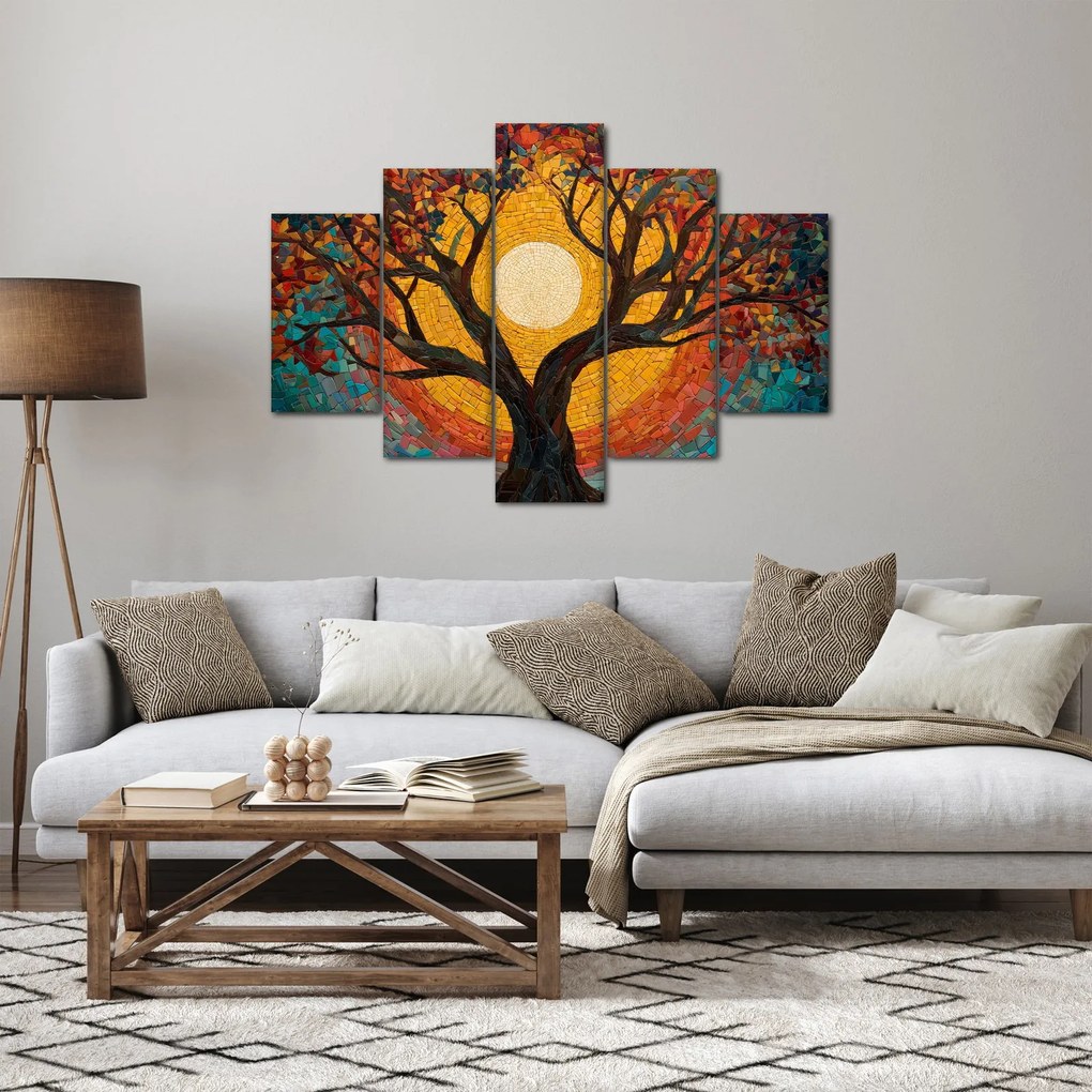 Kép - Nap az élet fájának koronájában (150x105 cm)