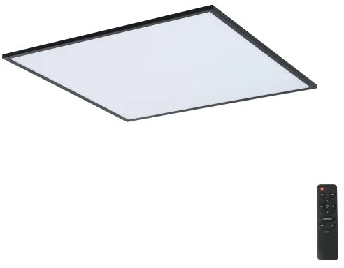 Brilagi - LED Dimmelhető lámpa SLIMFRAME LED/58W/230V 60x60 cm fekete + távirányító