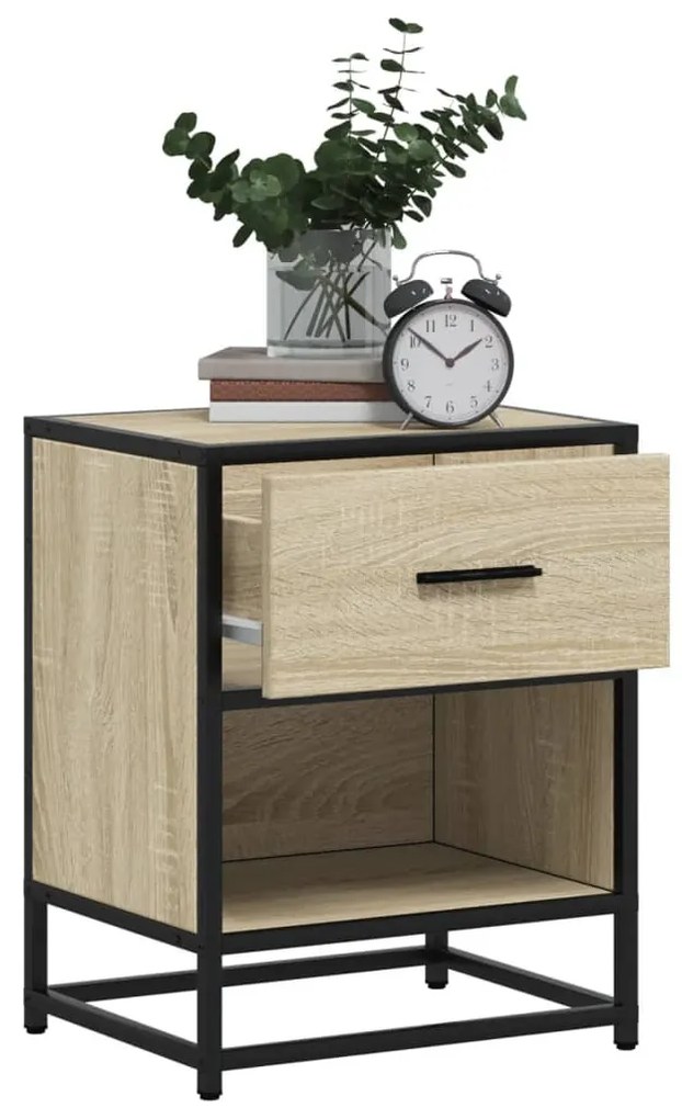 2 db sonoma tölgy éjjeliszekrény 40 x 31 x 50 cm