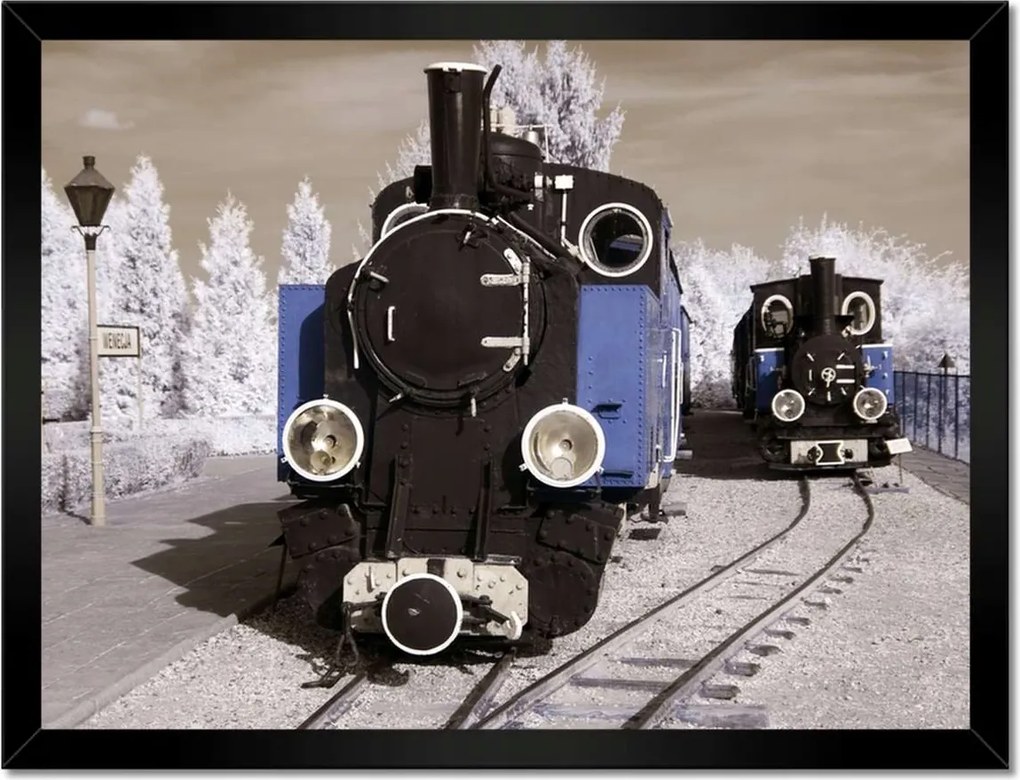 Poszterek keretben 40x30 Kisvasút