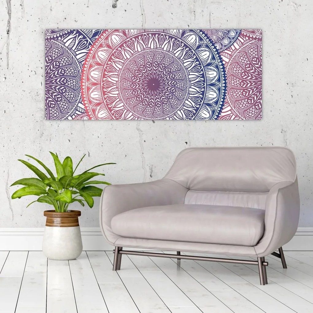 Mandala kép (120x50 cm)